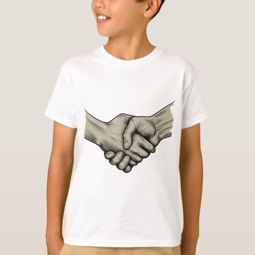  a pair of clasped hands T_Shirt