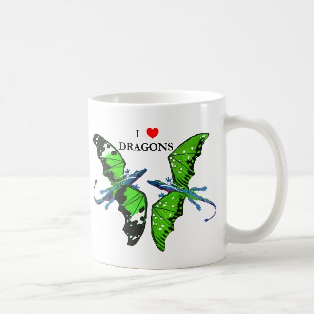 A Pair of Dragons Coffee Mug (Right)