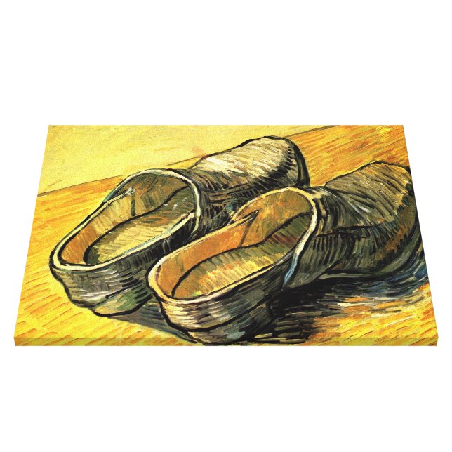 Vincent Van Gogh Painting Van Gogh A Pair of Leather Clogs Canvas