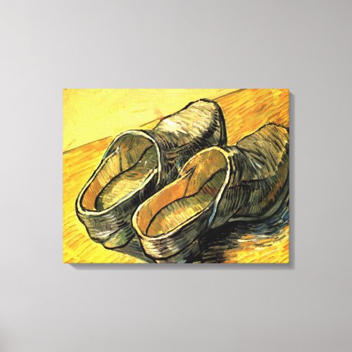 A Pair of Leather Clogs by Vincent van Gogh Canvas Print