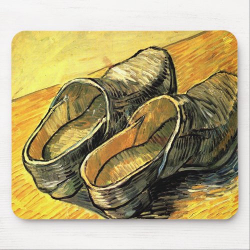 A Pair of Leather Clogs by Vincent van Gogh Mouse Pad