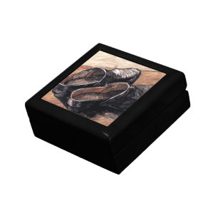 A Pair of Leather Clogs - Van Gogh Gift Box