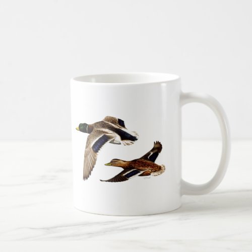 A Pair of Mallard Ducks Coffee Mug