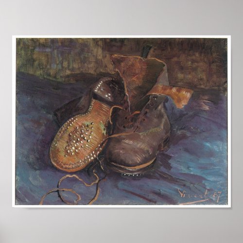 A Pair of Old Boots Vincent Van Gogh Poster