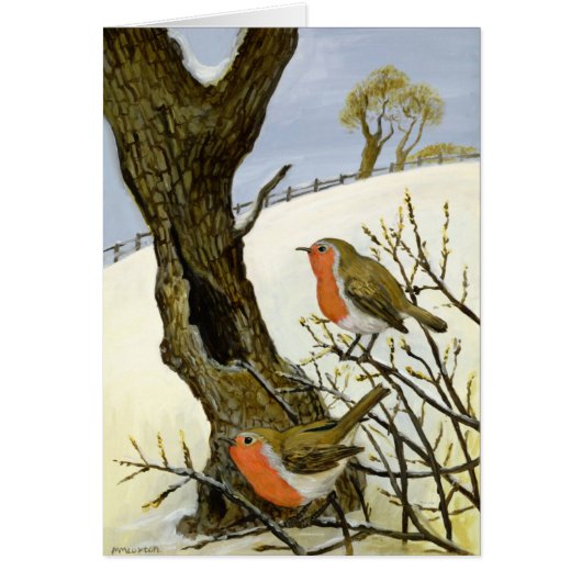 A Pair of Robins Cards (Front)