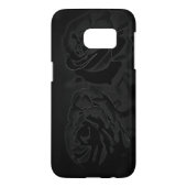 A pair of roses in black Case-Mate samsung galaxy case (Back)