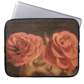 A pair of roses in sketch3 laptop sleeve