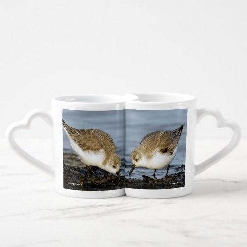 A Pair of Sanderlings Shares Coffee Mug Set