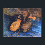 A Pair of Shoes by Vincent van Gogh 1887 Postcard<br><div class="desc">To the best of my knowledge these images are in public domain and believed to be free to use without restriction in the US. 
 Please contact me if you discover that any of these images are not in Public Domain.</div>