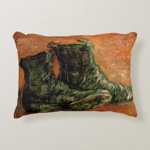 A Pair of Shoes by Vincent van Gogh Accent Pillow