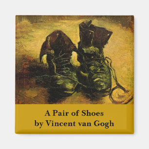 A Pair of Shoes by Vincent van Gogh Magnet