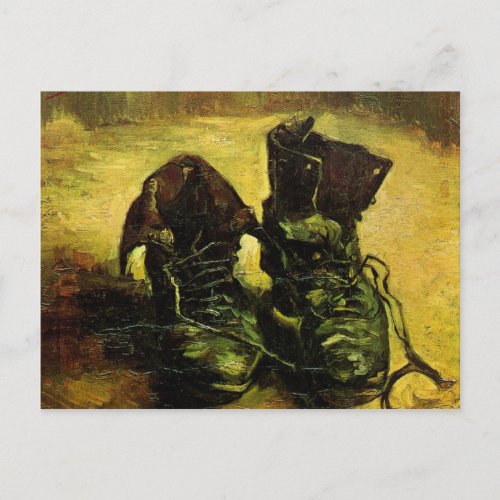 A Pair of Shoes by Vincent van Gogh Postcard