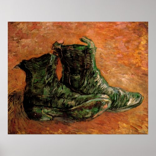 A Pair of Shoes by Vincent van Gogh Poster