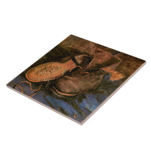 A Pair of Shoes (F333) Van Gogh Fine Art Tile