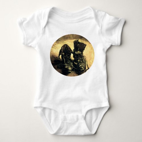 A Pair of Shoes _ Van Gogh Baby Bodysuit