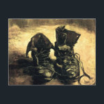 A Pair of Shoes - Van Gogh Postcard<br><div class="desc">A Pair of Shoes
Second half of 1886,  Paris
Oil on canvas,  38 x 45 cm
frontiernow.com</div>