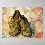 A Pair Of Shoes Vincent Van Gogh Fine Art Painting Poster at Zazzle
