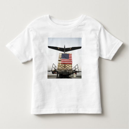 A pallet containing humanitarian relief supplie toddler t_shirt