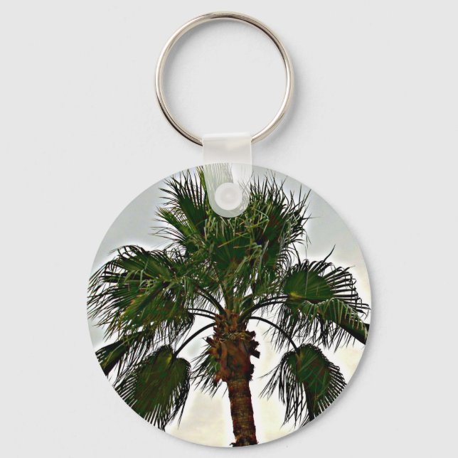 A Palm Tree Keychain (Front)