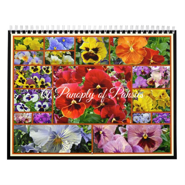 A Panoply of Pansies Calendar (Cover)