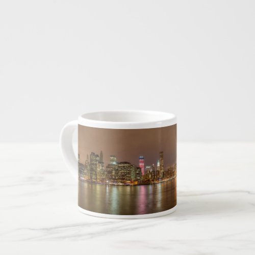 A panorama of the New York City skyline Espresso Cup