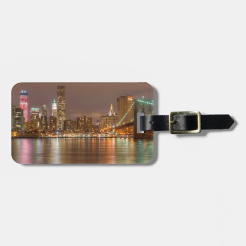 A panorama of the New York City skyline Luggage Tag