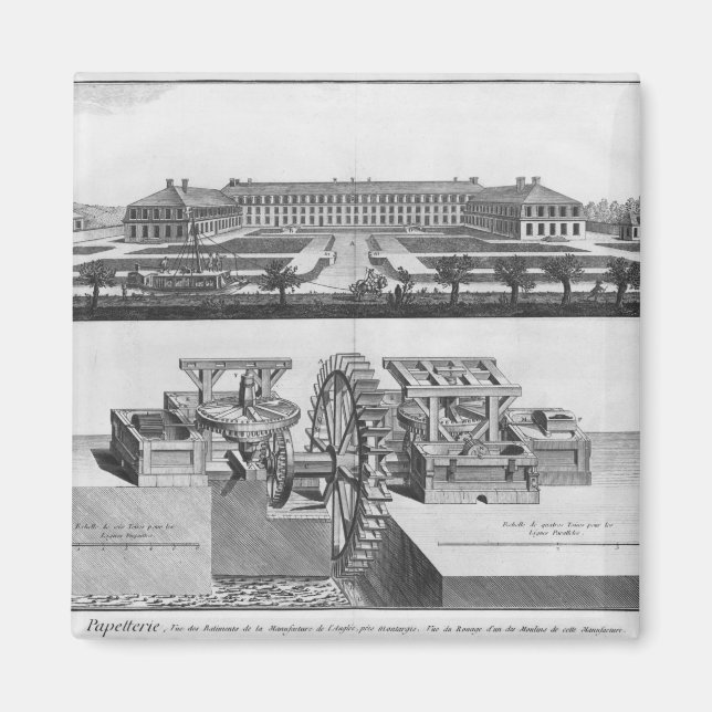 A paper mill magnet (Front)