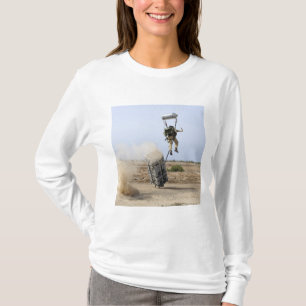 A pararescueman drops into the zone T-Shirt