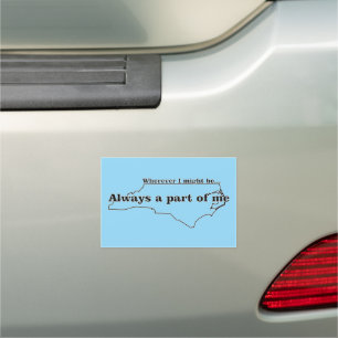 A Part of me, North Carolina Car Magnet