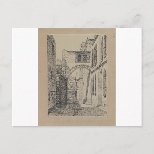 A Part of the Ancient Arch Called Ecce Homo Postcard