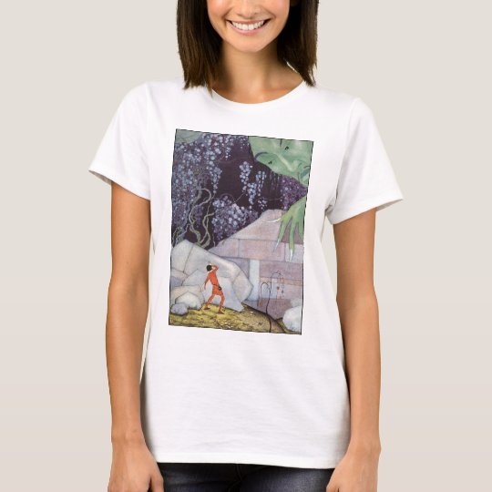 A part of the wall crumbled with a terrible noise T-Shirt