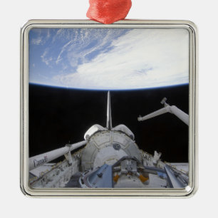 A partial view of the Tranquility node Metal Ornament