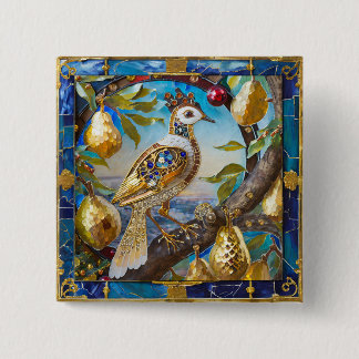 A Partridge in a Pear Tree Button