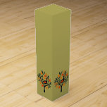 A Partridge In A Pear Tree Cut-Out Stencil Retro 6 Wine Box