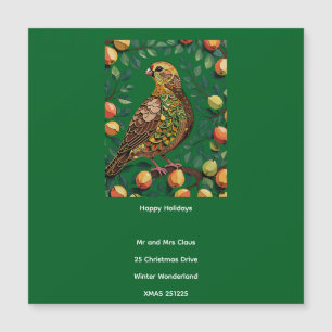 A Partridge In A Pear Tree Cut-Out Stencil-Style
