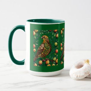 A Partridge In A Pear Tree Cut-Out Stencil-Style Mug