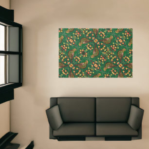 A Partridge In A Pear Tree Cut-Out Stencil-Style Rug