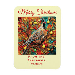 A Partridge In A Pear Tree Magnet