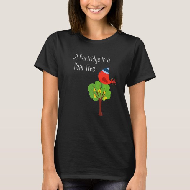 A Partridge in a Pear Tree Premium T-Shirt (Front)