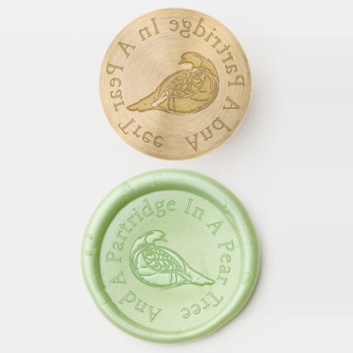 A Partridge In A Pear Tree Wax Seal Stamp