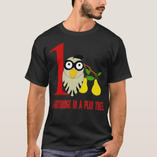 A Partridge in Pear Tree  Song 12 Days Christmas T-Shirt