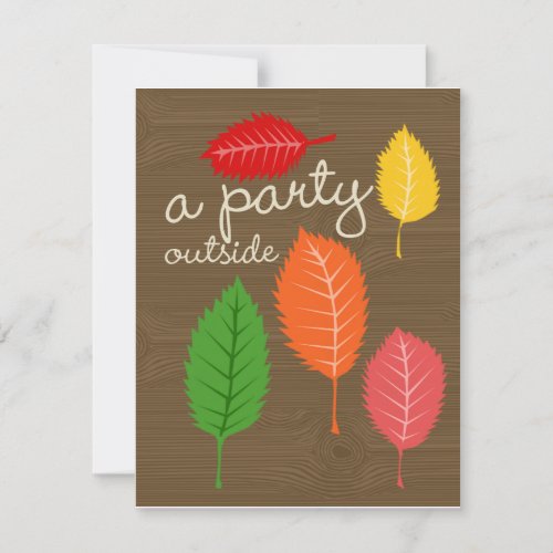 a party outside announcement