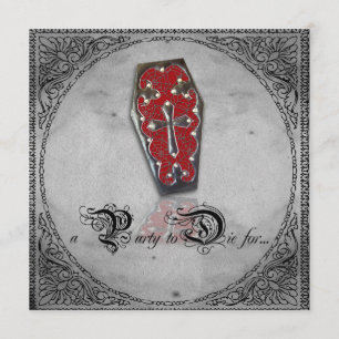 A Party to Die For Party Invitation