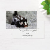 A passing stranger card (Desk)