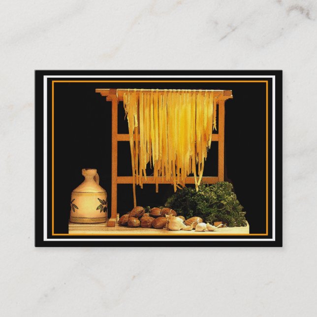 A Pasta Feast ATC Business Card (Front)