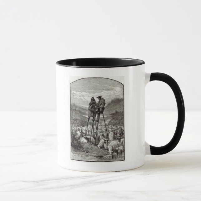 A Pastoral in the Landes Mug (Right)