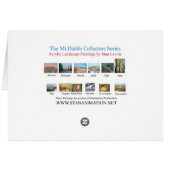 A Path On Mt.Diablo Cards (Back Horizontal)