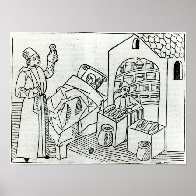A patient with a Doctor and a Pharmacist Poster (Front)