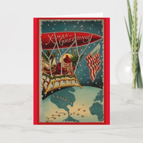 A Patriotic Christmas Greeting Card