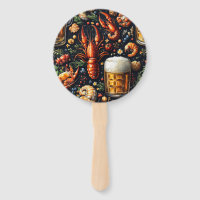 A pattern for beer and seafood lovers.